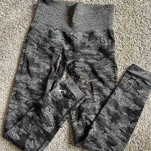 Gymshark Gray Camo Leggings